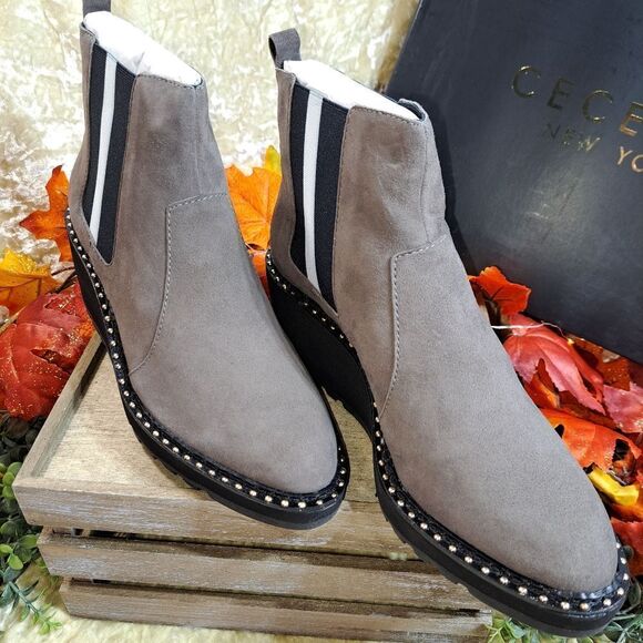 Cecelia Leather Gemma Ankle Studded  Boots several colors to choose from - Picture 16 of 16